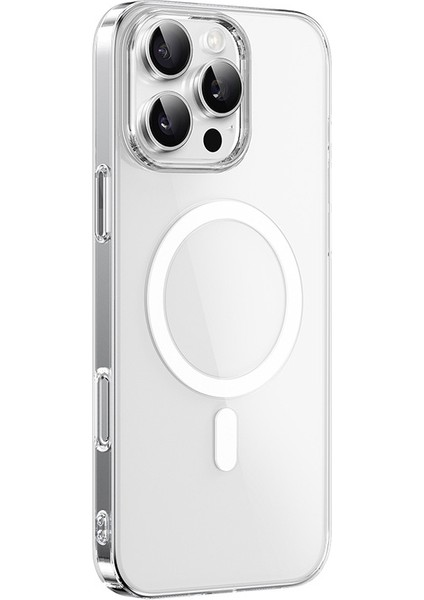 iPhone 16 Pro Max Kılıf Magsafe Şarj Özellikli Wiwu YXK-207 Invisible Pro Sert Pc Kapak Şeffaf