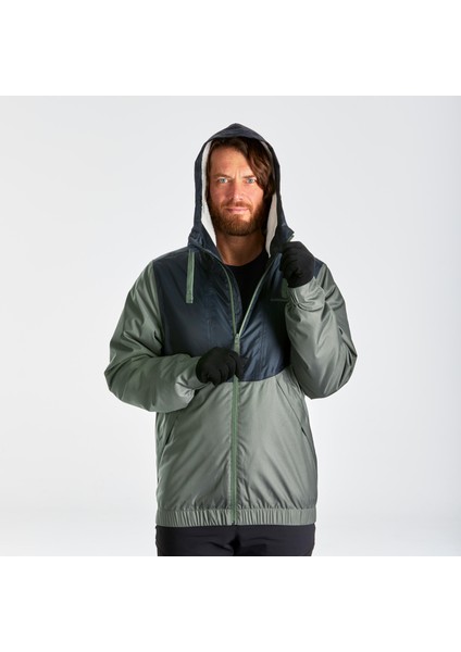 Quechua Erkek Su Geçirmez Outdoor Kar Montu / Kışlık Mont - Haki - SH100 -5°C