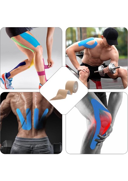 Kinesio Bandı Sporcu Bantları 5cm x 5m Ortholand