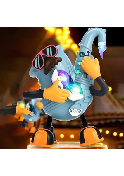 Mr Rock Yürüyen Saksafon Müzikli Işıklı Pilli 3+ fırsatları