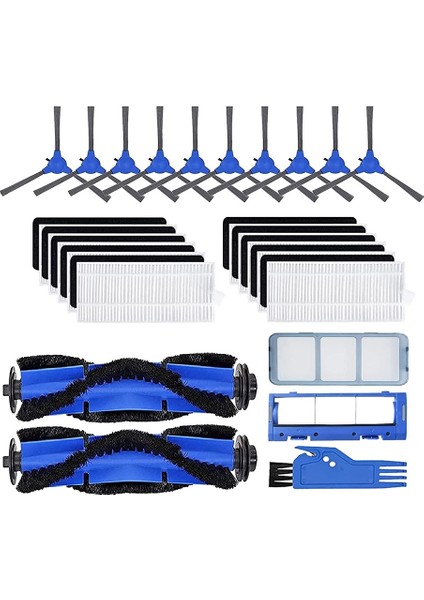 Robovac 11S 15C 30C 35C Robotlu Süpürge Aksesuarları Ana Yan Fırça Yedek Parçaları (Yurt Dışından)