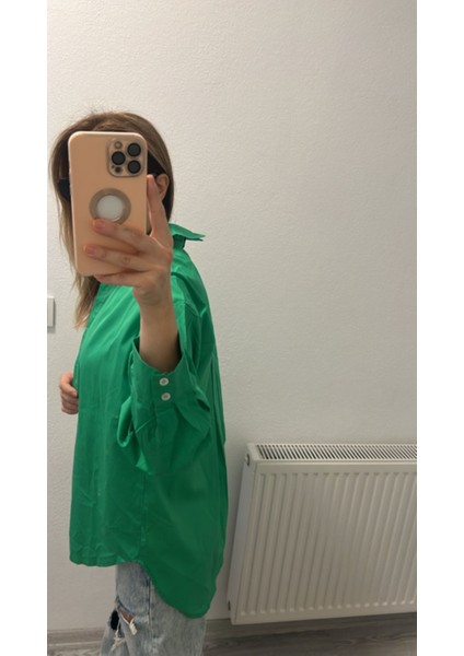 Miyu Yeşil Gömlek fırsatları