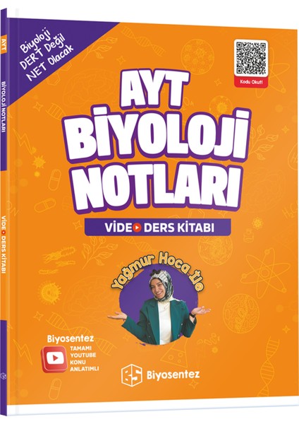 Yağmur Hoca ile Biyosentez AYT Biyoloji Video Ders Kitabı