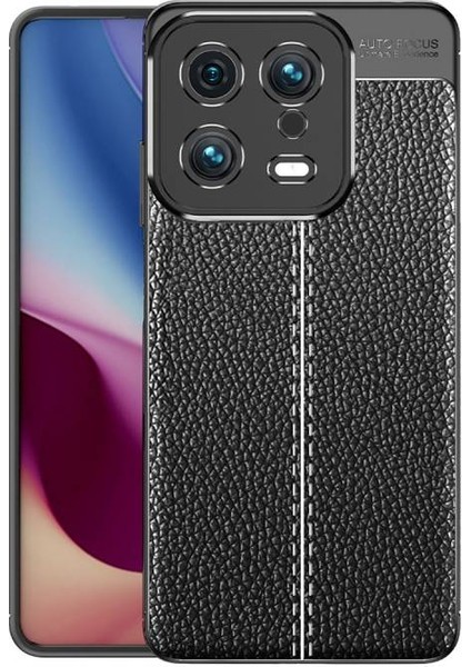 Xiaomi Mi 13 Kılıf Deri Desenli ve Esnek Yapılı Sağlam Derry Silikon Kılıf