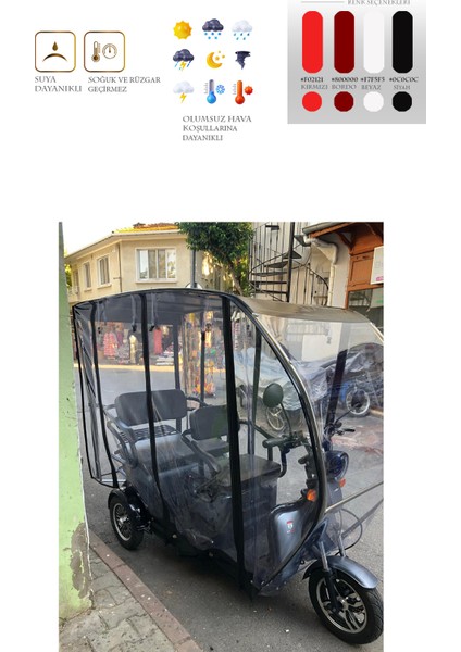 Apachi Doru 3 Tekerli Motor Brandası Siyah modelleri