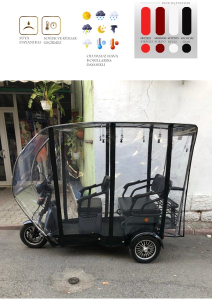 Apachi Doru 3 Tekerli Motor Brandası Siyah indirimleri