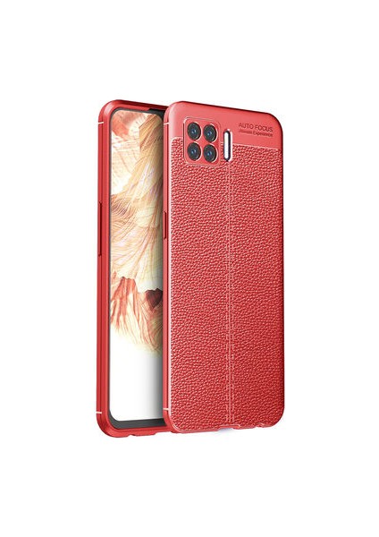 Oppo A73 Kılıf Deri Desenli ve Esnek Yapılı Sağlam Derry Silikon Kılıf