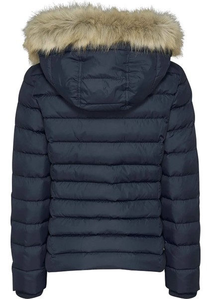 Kadın Tjw Basic Kapüşonlu Şişme Mont - Lacivert fiyatları