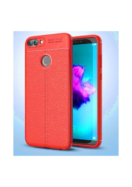 Huawei P Smart Kılıf Deri Desenli ve Esnek Yapılı Sağlam Derry Silikon Kılıf