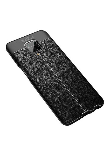 Redmi Note 9s Kılıf Deri Desenli ve Esnek Yapılı Sağlam Derry Silikon Kılıf
