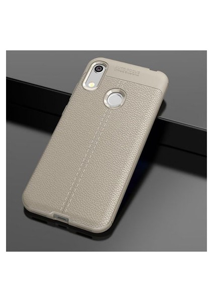 Huawei Y6S 2019 Kılıf Deri Desenli ve Esnek Yapılı Sağlam Derry Silikon Kılıf
