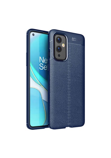 One Plus 9 Kılıf Deri Desenli ve Esnek Yapılı Sağlam Derry Silikon Kılıf