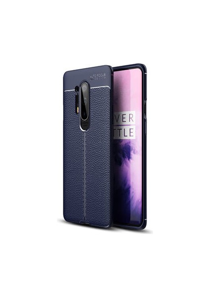 One Plus 8 Pro Kılıf Deri Desenli ve Esnek Yapılı Sağlam Derry Silikon Kılıf