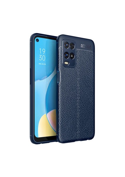 Oppo A54 4g Kılıf Deri Desenli ve Esnek Yapılı Sağlam Derry Silikon Kılıf