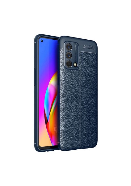 Oppo A74 4g Kılıf Deri Desenli ve Esnek Yapılı Sağlam Derry Silikon Kılıf