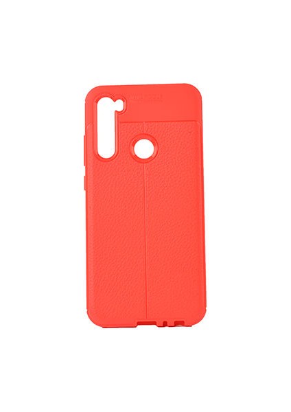 Redmi Note 8 Kılıf Deri Desenli ve Esnek Yapılı Sağlam Derry Silikon Kılıf