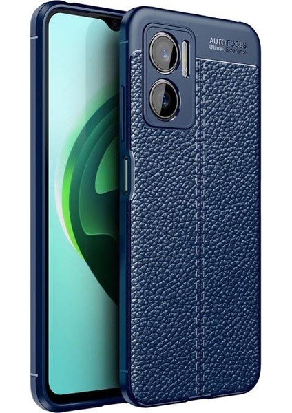 Redmi Note 11E Kılıf Deri Desenli ve Esnek Yapılı Sağlam Derry Silikon Kılıf