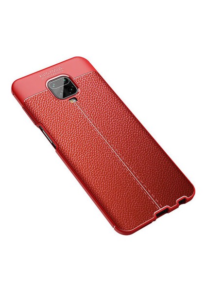Redmi Note 9s Kılıf Deri Desenli ve Esnek Yapılı Sağlam Derry Silikon Kılıf