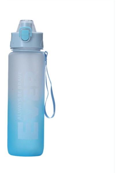 Açık Hava Sporları ve Fitness Için Taşıma Askılı 1000ML Taşınabilir Pipetli Içme Bardağı (Yurt Dışından)