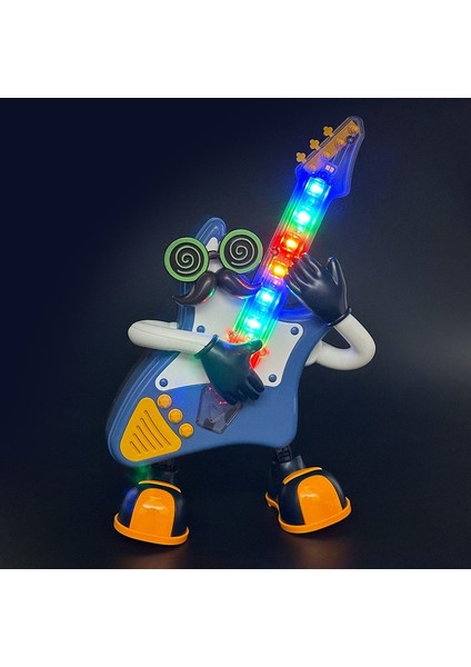 Mr Rock Yürüyen Gitar Müzikli Işıklı Pilli 3+
