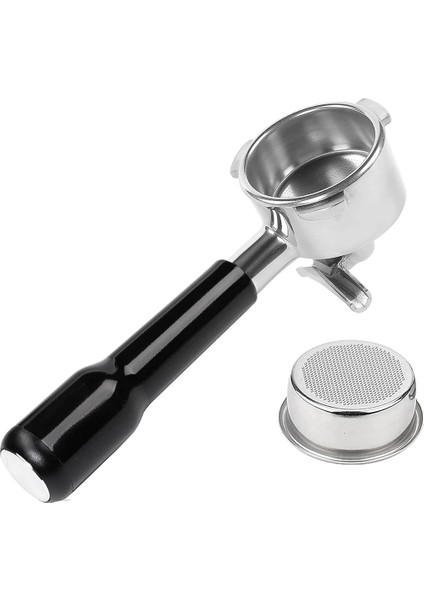 Tek ve Çift Bardak Filtre Sepeti ile 54 mm Dipsiz Paslanmaz Çelik Profesyonel Espresso Kahve Portafilter (Yurt Dışından)