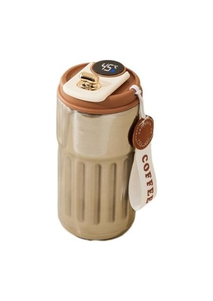 LED Ekran Akıllı Sıcaklık Göstergesi 316 Paslanmaz Çelik Kahve Fincanı 450ML (Yurt Dışından)