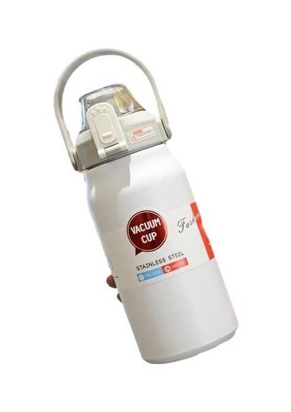316 Paslanmaz Çelik Büyük Kapasiteli El Tipi Taşınabilir Pipetli Termos Kap 1000ML/1200ML/1500ML/1800ML (Yurt Dışından)