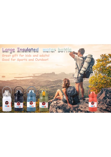 316 Paslanmaz Çelik Büyük Kapasiteli El Tipi Taşınabilir Pipetli Termos Kap 1000ML/1200ML/1500ML/1800ML (Yurt Dışından) fiyatları