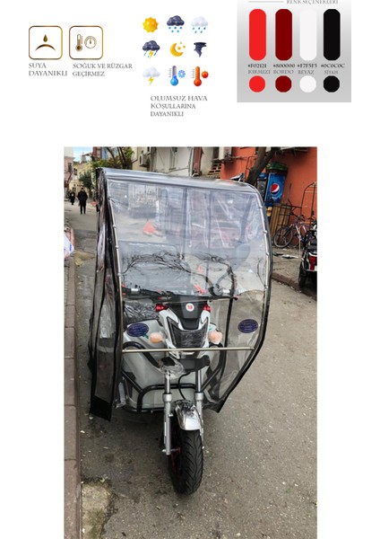 Falcon Family 8000 - Üç Tekerli Motor Brandası - Siyah fiyatları