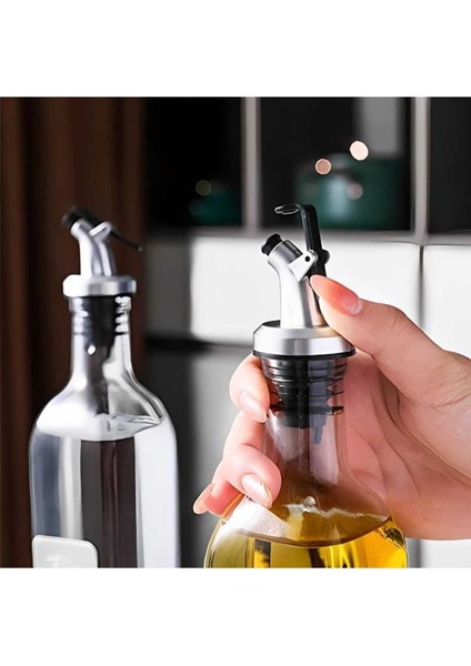 Tekno Trust Şişe Başlığı Servis Yağdanlık Aparatı | Yağdanlık Şişe Ucu Servis Aparatı Sosluk Aparatı 1 Adet