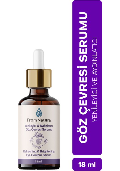 Yenileyici ve Aydınlatıcı Göz Çevresi Serumu 18 ml