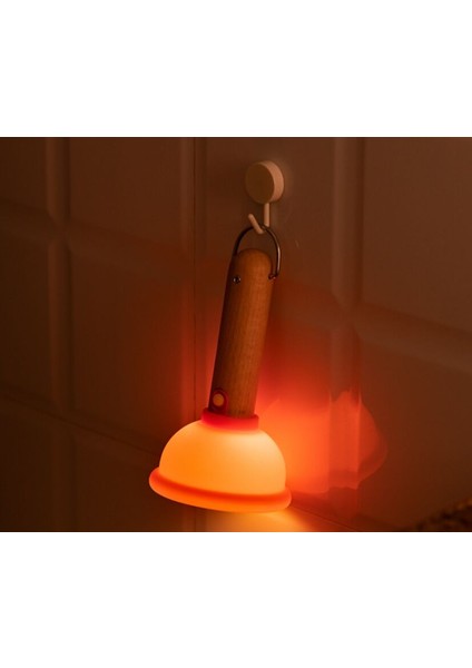 Tuvalet Emme Silikon Küçük Işık / Ortam Işığı / Yatak Odası Başucu Lambası, USB Arayüzü Şarj Edilebilir Refakatçi Uyku Işığı Tutam Sensörü Işığı (Yurt Dışından)