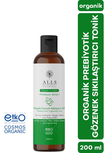 Organik Prebiyotik Tonik 200 Ml