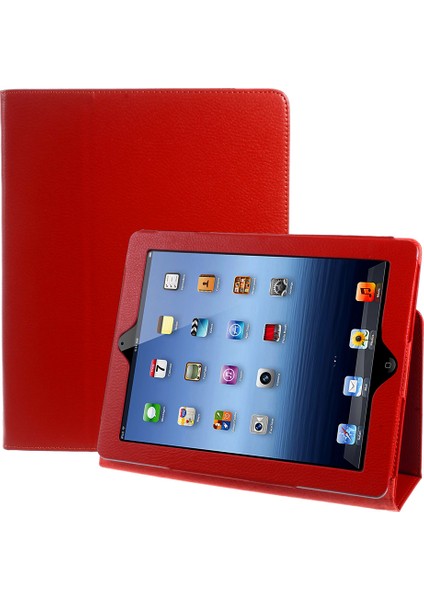 Yeni iPad 2. 3. 4. Nesil- Katlanır Deri Standlı Kılıf (Yurt Dışından)