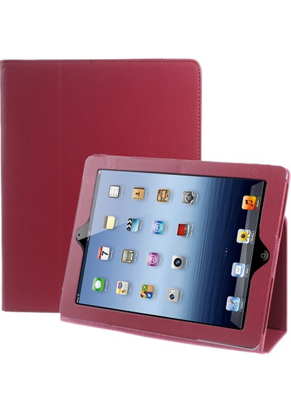 Yeni iPad 2. 3. 4. Nesil Katlanır Deri Stand Kılıfı (Yurt Dışından)