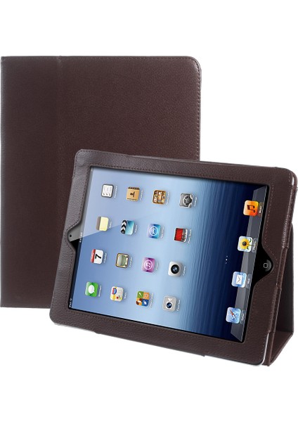 Yeni iPad 2. 3. 4. Nesil- Katlanır Deri Stand Kılıfı (Yurt Dışından)