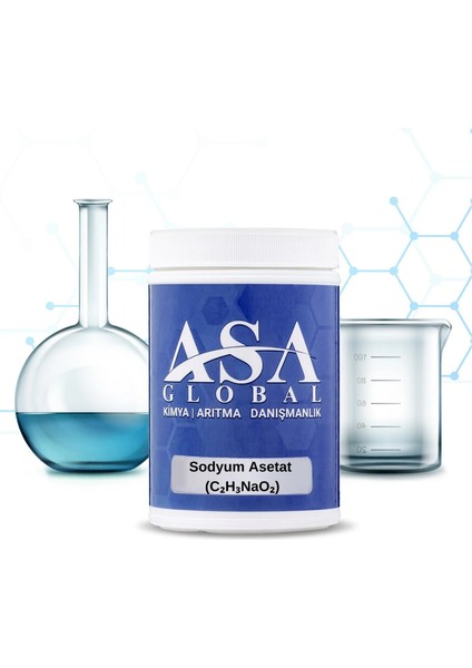 Asa Global Sodyum Asetat (C₂h₃nao₂)