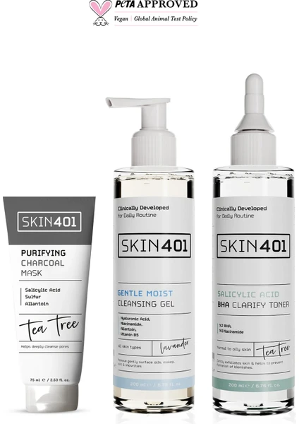 SKIN401 Siyah Nokta Arındırma Set