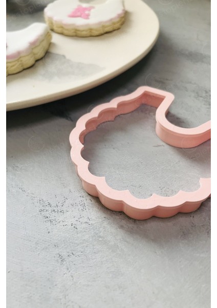 Pembe Bebek Önlüğü ve Hamur Şekillendirici Seti, Plastik Kalıp, Eğlenceli ve Kullanışlı indirimleri