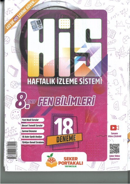 8. Sınıf Fen Bilimleri 18 Haftalık Deneme Fasükülü