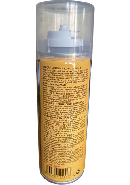 Klima Bombası Araç Kokusu Klima Koku Giderici 200ML Made In Germany