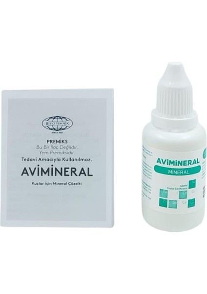 Avimineral Kuşlar Için Mineral Çözelti 30 cc