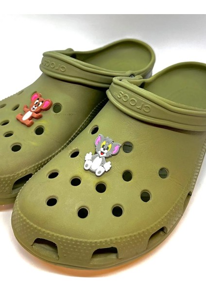 Terlik Süsü Jibbiz Tom ve Jerry (2 Adet) modelleri