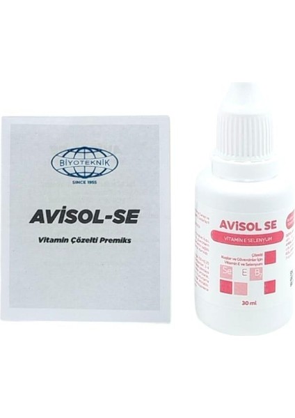 Avisol-Se Vitamin Çözelti Vitamin E & Vitamin H 30 ml