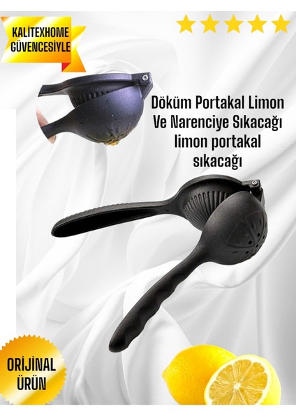 Tekno Trust Döküm Portakal Limon ve Narenciye Sıkacağı Limon Portakal Sıkacağı