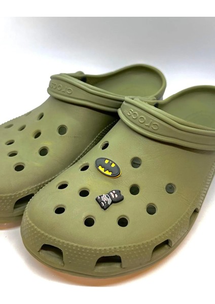 Terlik Süsü Jibbitz Batman ve Batman Logo (2 Adet)