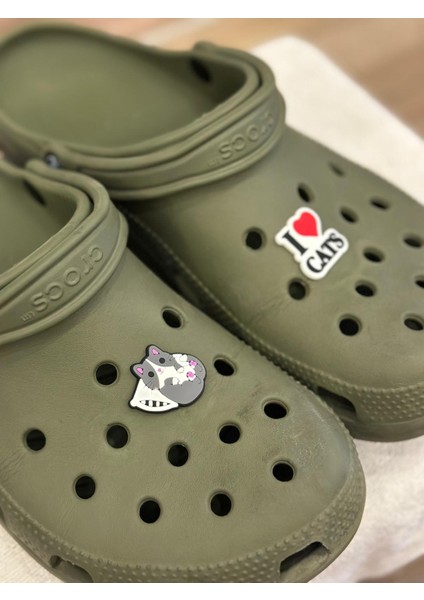 Terlik Süsü Jibbitz Kedi Severlere Özel 8 (2 Adet) fırsatları