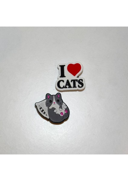 Terlik Süsü Jibbitz Kedi Severlere Özel 8 (2 Adet) indirimleri