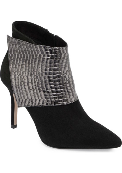 Siyah Hakiki Süet Deri Kadın Klasik Bot - K23K1BT67061-N3P