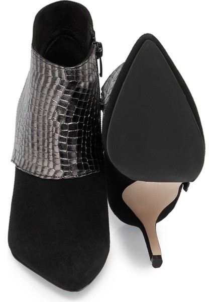 Siyah Hakiki Süet Deri Kadın Klasik Bot - K23K1BT67061-N3P fırsatları